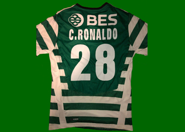 2008/09. Fake shirt Cristiano Ronaldo lettering