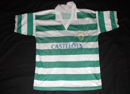 camisola do Sporting contrafeita 1994 95 ASAE