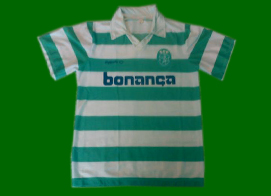 Equipamento do Sporting contrafeito, produo nacional, 1990 1991 1992