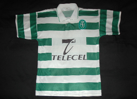 Likely from 1997/1998. No brand, the tag on this jersey says Made in Portugal.