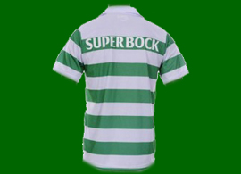 camisola listada do Sporting contrafeita, muito mal feita 2011/12