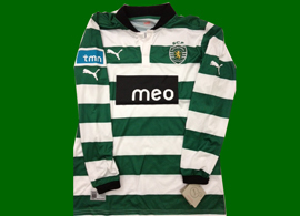 2012/2013. First longsleeved counterfeit Sporting Lisbon jersey we have ever seen