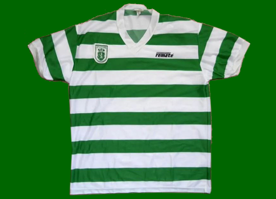 Sporting Anos 1990, camisola contrafeita marca Remate