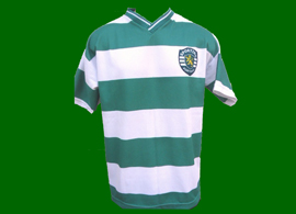 camisola falsa do Sporting vinda do Brazil