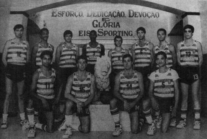 Plantel do Sporting de basquetebol 1988/89