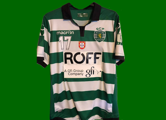 2015/16. Camisola do Futsal do Sporting do Cavinato