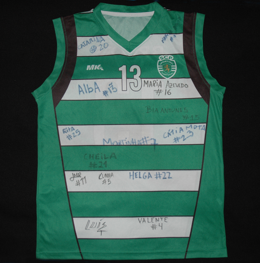 Camisola da Joana Brites, do basquetebol do Sporting