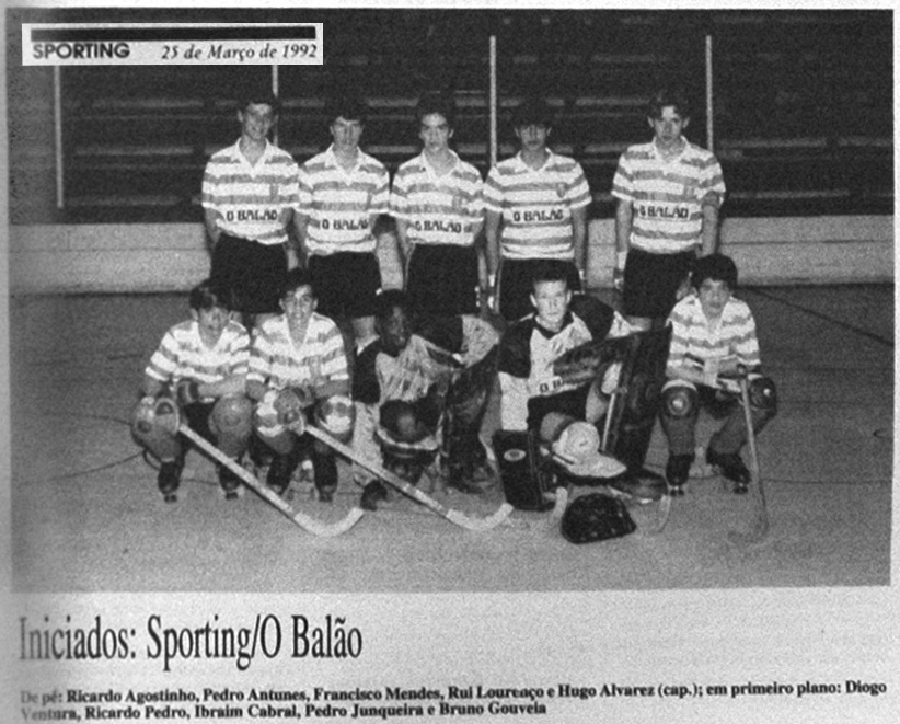 Sporting/O Balo: Iniciados do hquei em patins em 1992