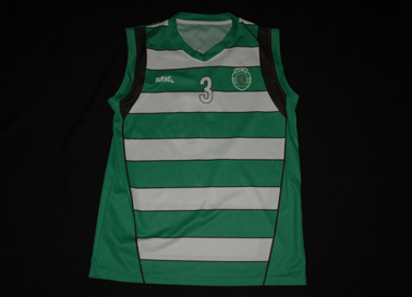 equipamento de jogo da equipa sub-14 de basquetebol masculino do Sporting, 2014/15