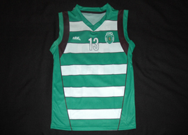 U12 Sporting Lisbon basketball jersey. Size 16 y.