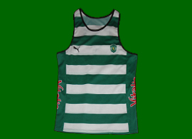 Competition top from a Sporting Lisbon athlete. Puma 2006 2007