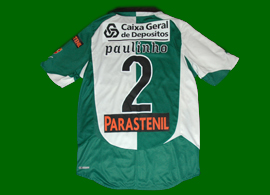 2012/2013, equipamento Stromp de futsal, usado pelo jogador de futsal Paulinho