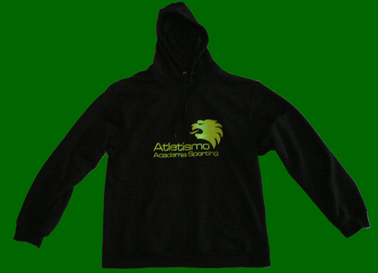 2013, hoodie dos atletas e treinadores da Academia de Atletismo do Sporting