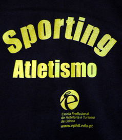 2013, hoodie feito para os atletas da Academia de Atletismo do Sporting