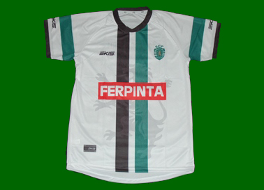 2013/14. Away replica Sporting Lisbon roller skate hockey shirt