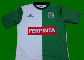 Equipamento Stromp de jogo do patinador do Sporting Andr Pimenta