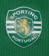 Equipamento de treino de um atleta do Sporting, com patrocnio da Aoreana Seguros 2007 08