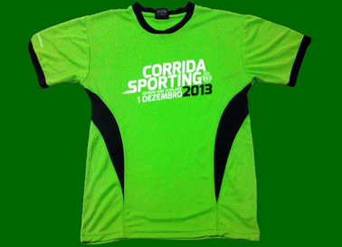 Shirt from the 3rd Sporting Lisbon race, 1 December 2013