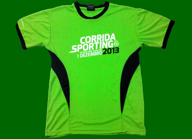 2013. Camisola da terceira corrida Sporting, 1 de Dezembro de 2013