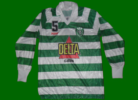 Voleibol feminino do Sporting, 1991/92, equipamento Pony