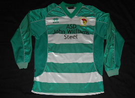 Caerleon Junior Youth FC Wales match worn shirt