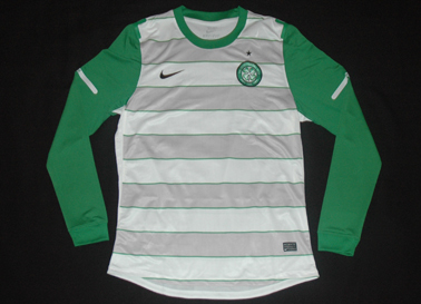 Equipamento Champions League Celtic FC Glasgow away shirt player issue