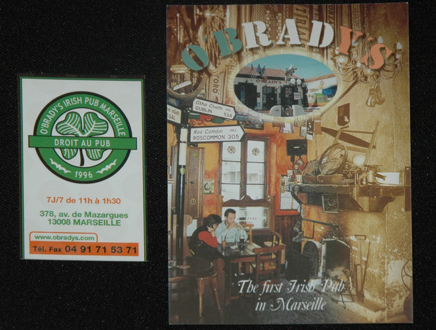 Irish Pub O'Brady's de Marseille - Celtic fans