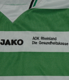 Away match worn shirt of FC Wegberg Beeck, Germany