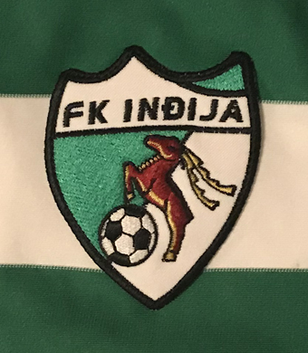 Srvia. Camisola de jogo. FK Indija, ????????? ???? ??????, Fudbalski Klub Indija