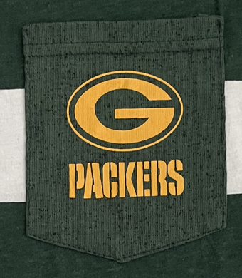 Green Bay Packers NFL. EUA, equipa de futebol americano de Green Bay, Wisconsin, que joga na National Football League. Camisola em algodo para adepto