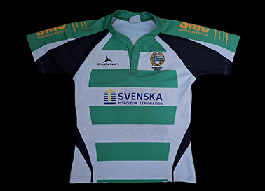 Hammarby Rugby, Su�cia. Camisola de jogo deste clube de rugby