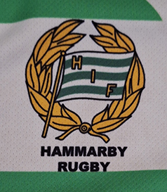Hammarby Rugby, Su�cia. Camisola de jogo deste clube de rugby