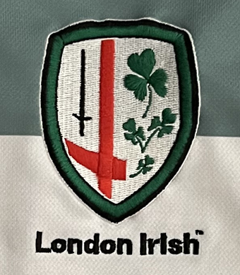 ISC London Irish Rugby. Inglaterra, equipa de rugby. Camisola de jogo