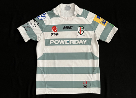 ISC London Irish Rugby. Inglaterra, equipa de rugby. Camisola de jogo