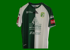 match worn mexico Leon FC soccer jersey