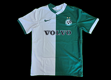 Israel Maccabi Haifa. 2021/22. Primeiro equipamento do clube, modelo Nike igual  Stromp do Sporting do mesmo ano