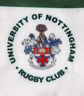 Nottingham University Rugby Club jersey