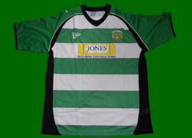 equipamento de futebol do Yeovil Town FC Inglaterra, 2010/11