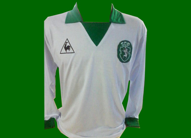 Sporting 2017. Camisola retro modelo Le Coq Sportif alternativo anos 1980