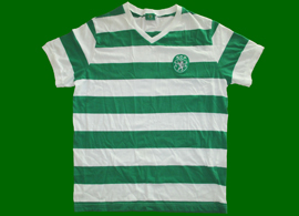 Sporting Lisbon shirt, made in cotton, reproduction of old shirt