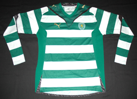 Sporting Lisbon prototype shirts 2009/10. Puma sample