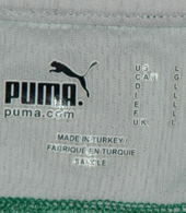 Sample da Puma. Camisolas de mangas compridas sem patrocínio nunca foram vendidas ao público