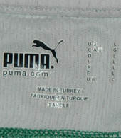 Sample da Puma. Camisolas de mangas compridas sem patrocnio nunca foram vendidas ao pblico