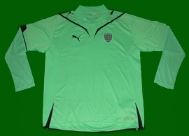 Terceira camisola verde do Sporting 2009/10