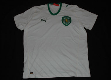 t-shirt de algodão com emblema gigante, modelo rejeitado, Sporting Puma