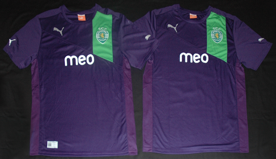 Prottipo roxo camisola do Sporting violeta alternativa 2012/13