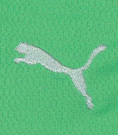 2009/2010. Camisola alternativa de criana, sample da Puma, com o Puma em branco e frase do Visconde de Alvalade, mangas compridas