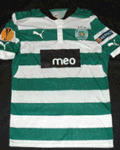 The new 2011 2012 Sporting Lisbon shirt